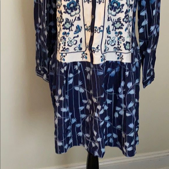 NWOT Anthropologie Tiny Embroidered Shirt Dress S - Picture 4 of 8